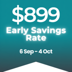 Box stating $899 Early Savings Rate